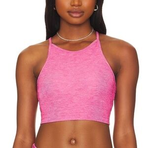 NWT Beach Riot Anna Ribbed Tank Top Fandango Pink XL